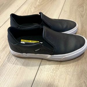 Black slip on classic Vans